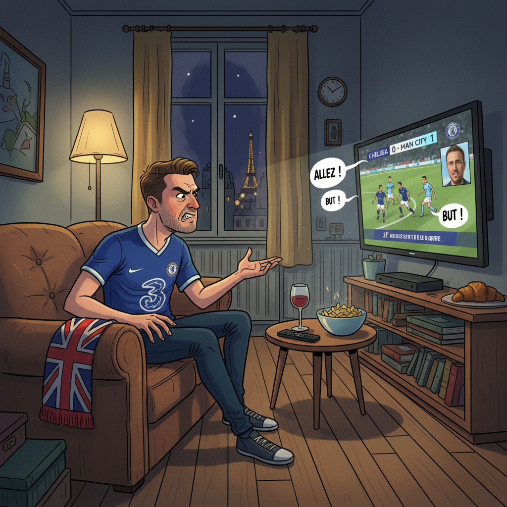 British football fan in France,